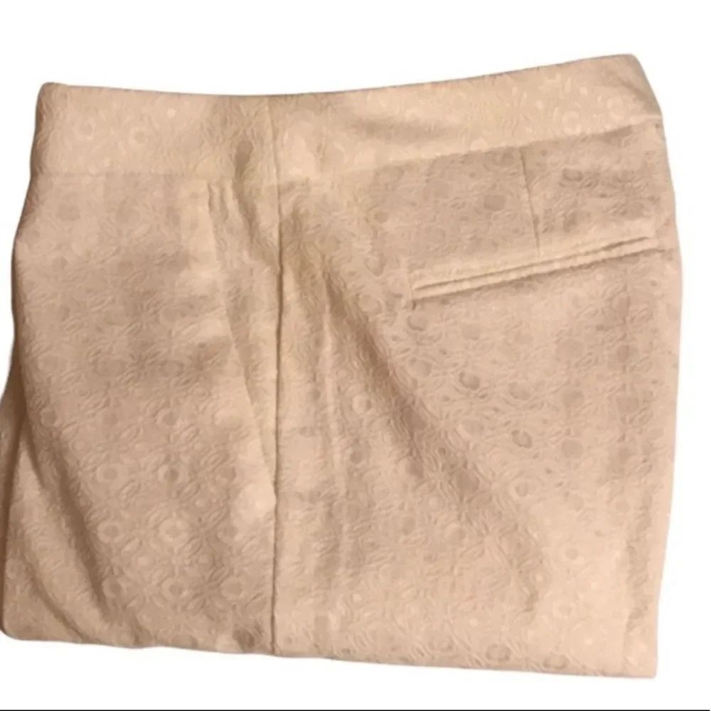 Cynthia Rowley Winter White Textured Pants Size 2